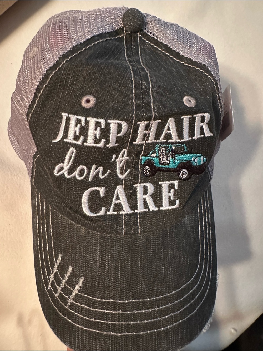 Ladies Jeep Hair Don’t Care Hat